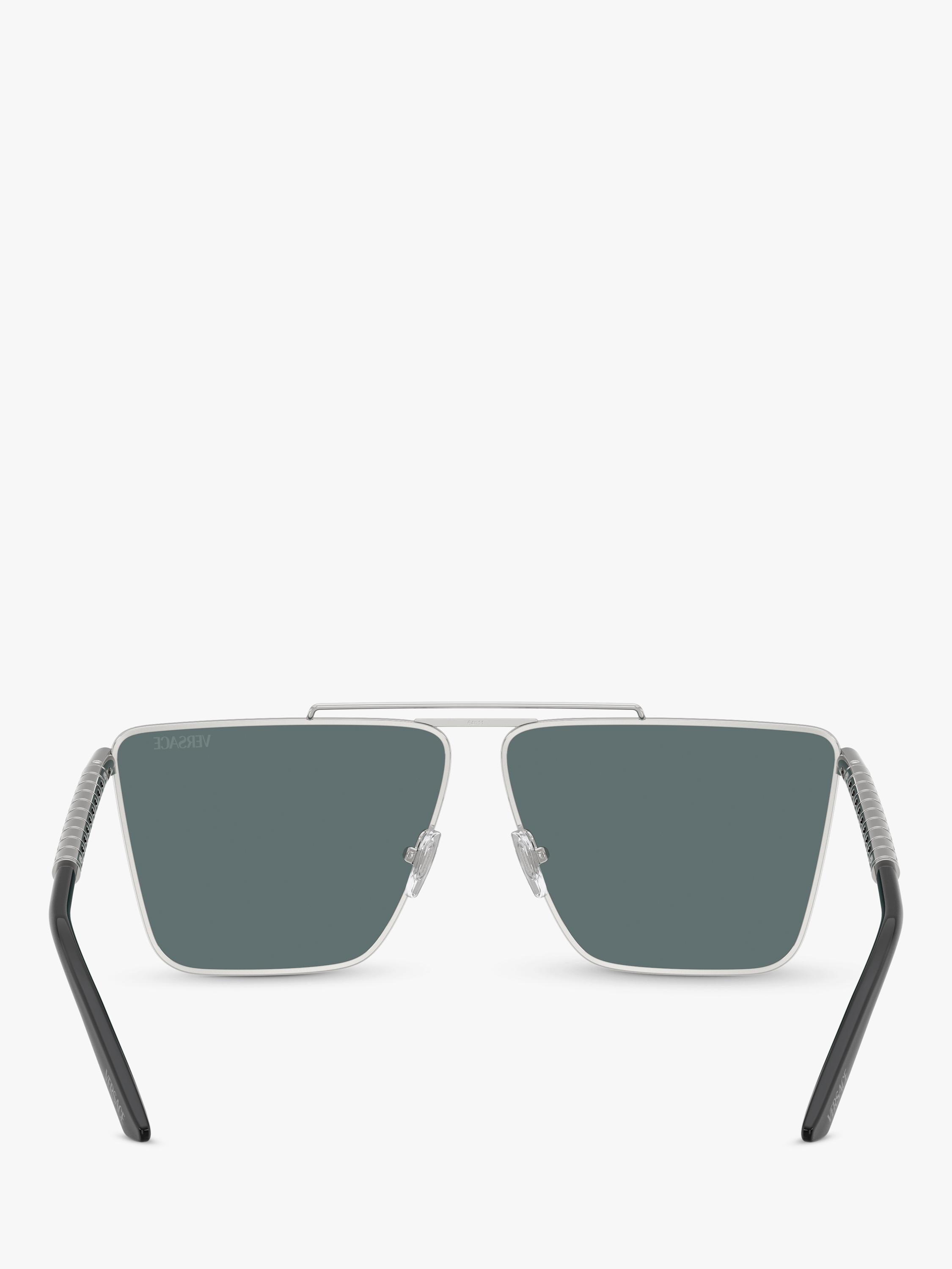 Versace VE2266 round sunglasses gold silver metal frame, UK version