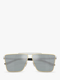Versace VE2266 round sunglasses gold silver metal frame, UK version