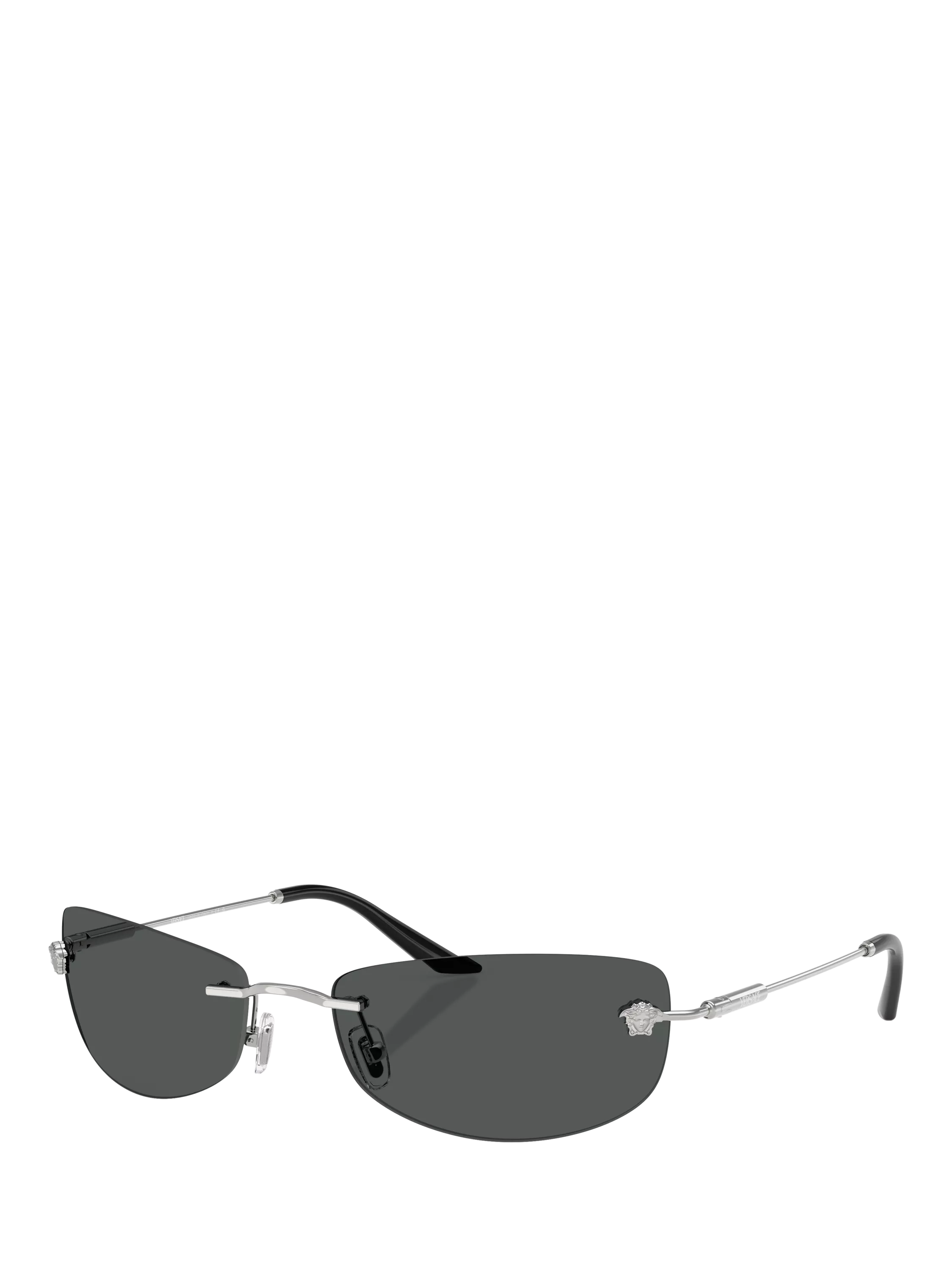 Versace silver sunglasses irregular frame - British product