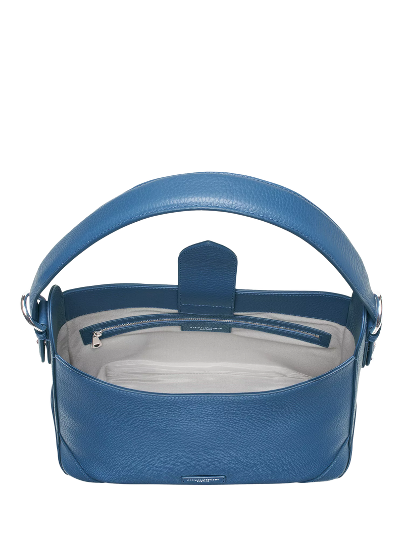 Aspinal of London leather hobo bag Topaz (British brand)