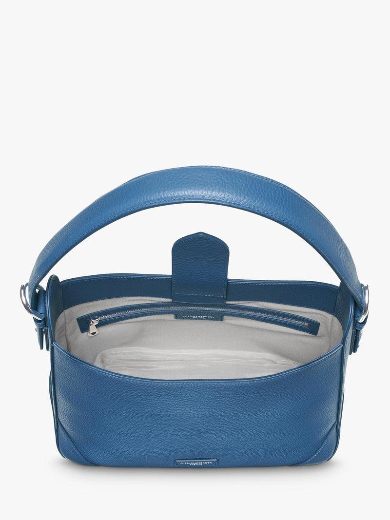 Aspinal of London leather hobo bag Topaz (British brand)