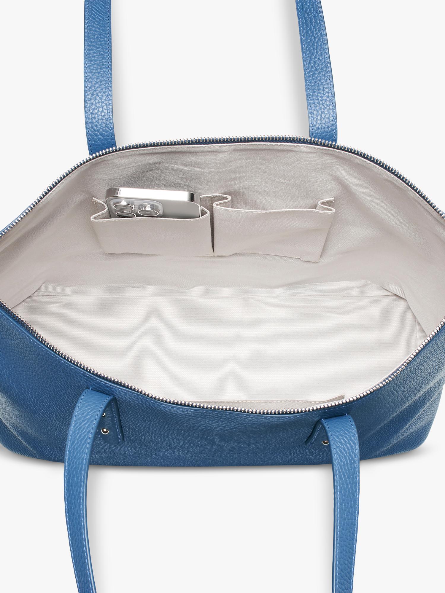 Aspinal of London leather tote bag Zipped Regent, UK version