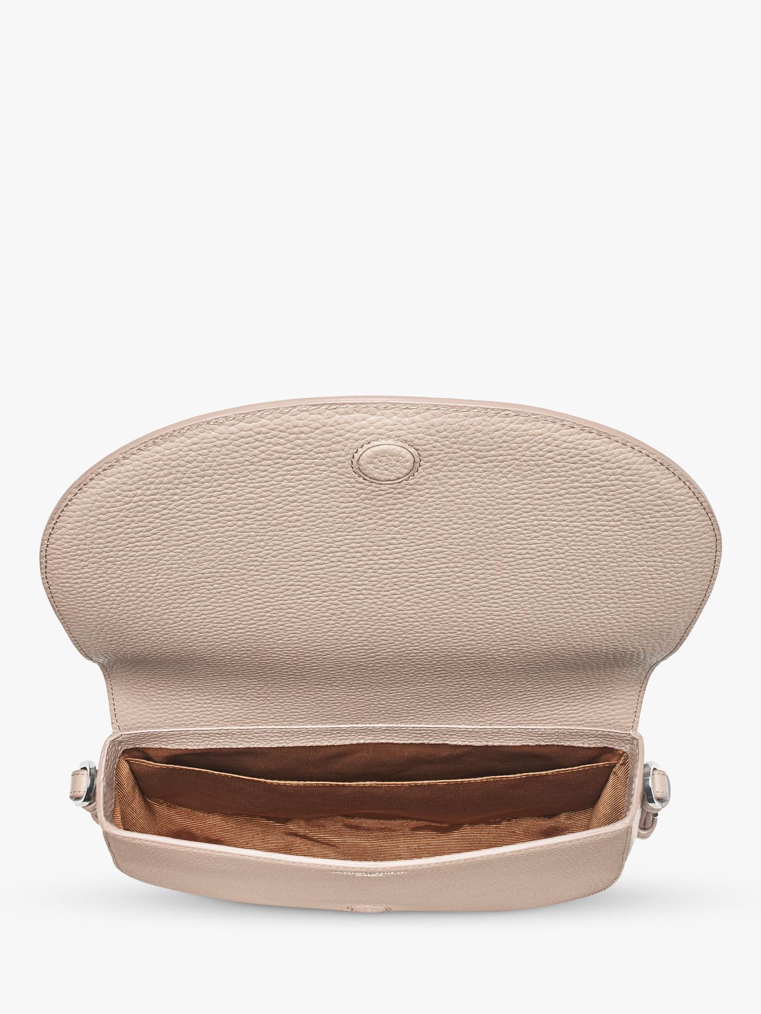 Aspinal of London Stella Satchel crossbody bag in brown leather - British product