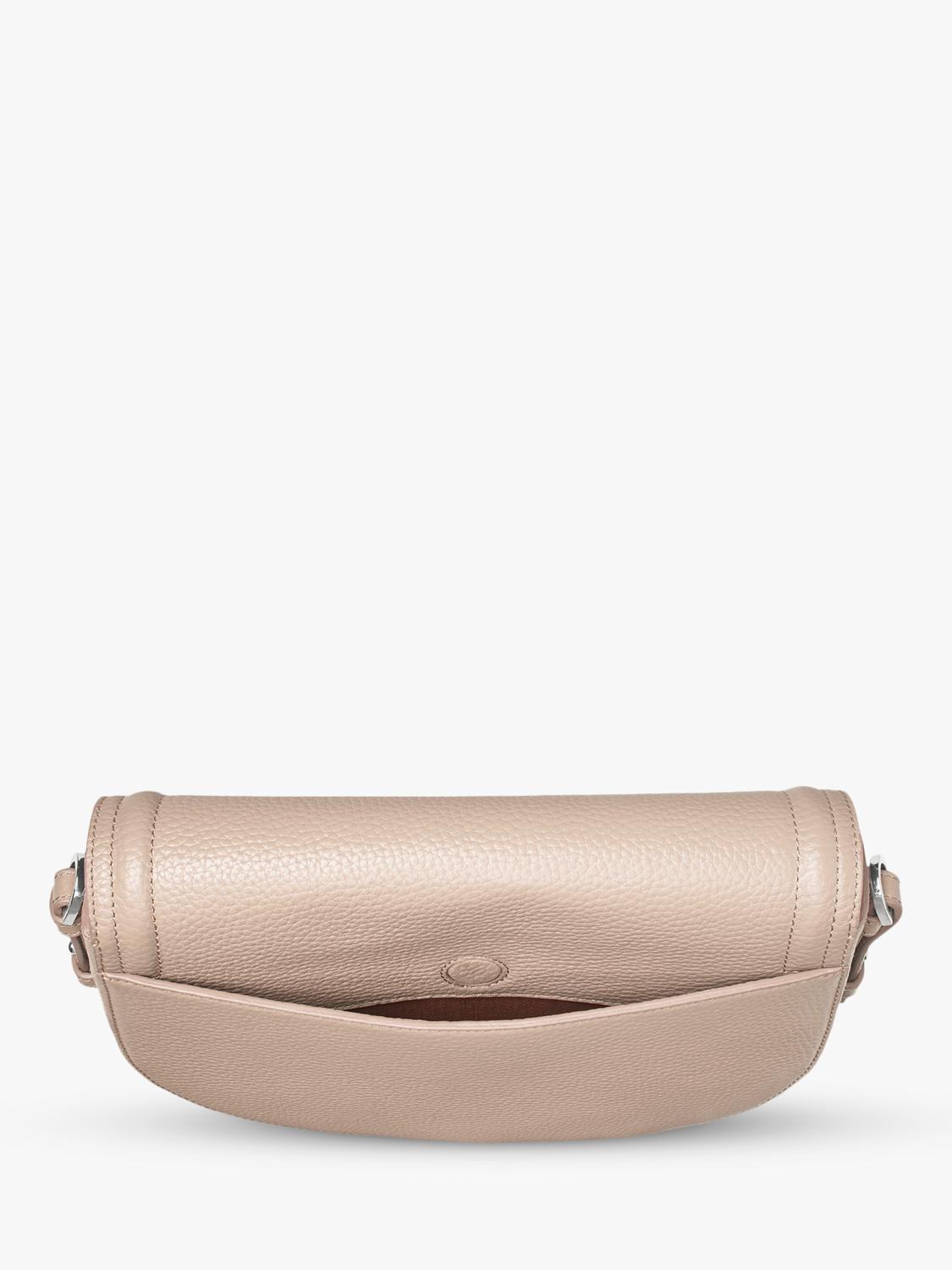 Aspinal of London Stella Satchel crossbody bag in brown leather - British product