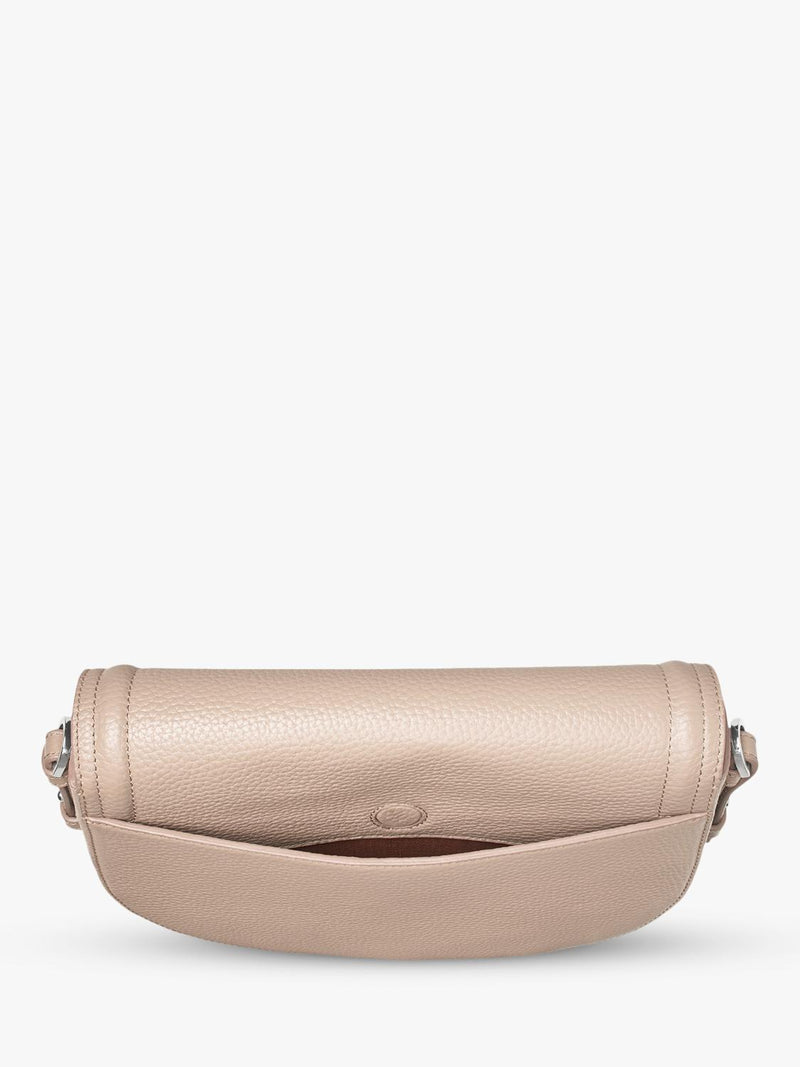 Aspinal of London Stella Satchel crossbody bag in brown leather - British product