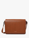 Aspinal of London Reporter Leather Satchel, full-grain leather (British brand)