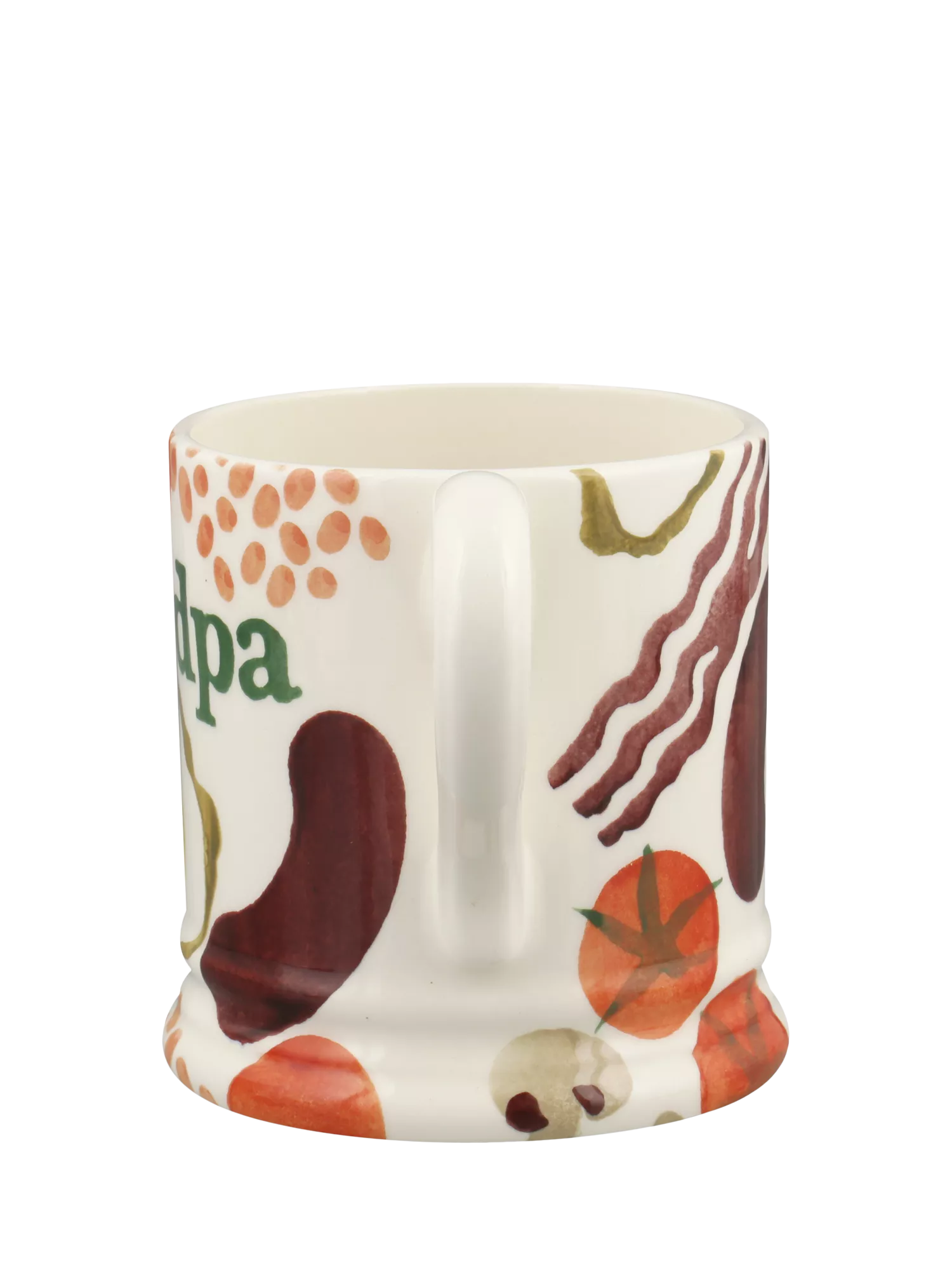 Emma Bridgewater earthenware mug breakfast grandad design 300ml - British product