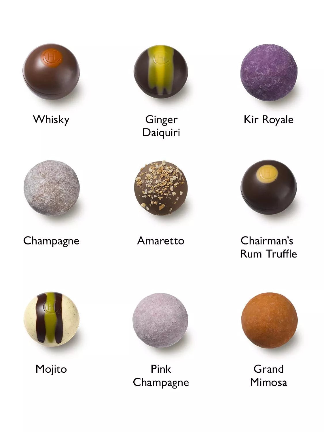 Hotel Chocolat Tipsy Chocolate Box 9-piece 115g, UK version
