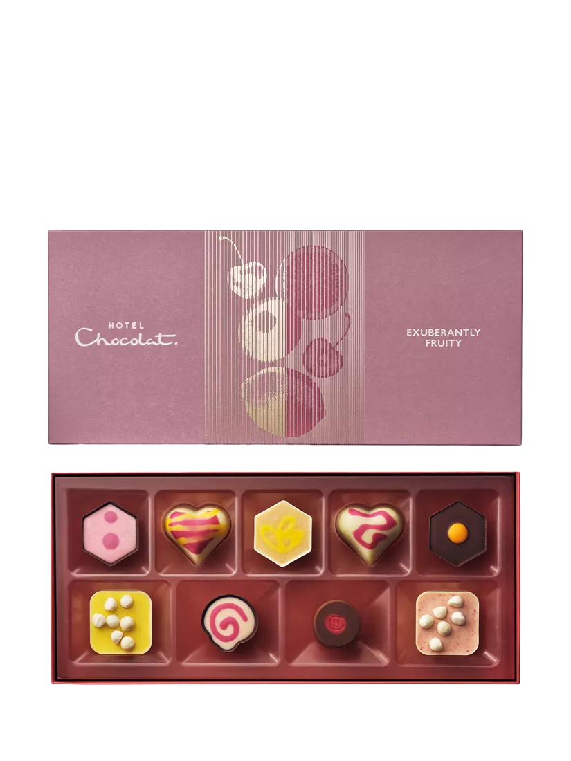 Hotel Chocolat fruity chocolate box 9-piece 230g - British product