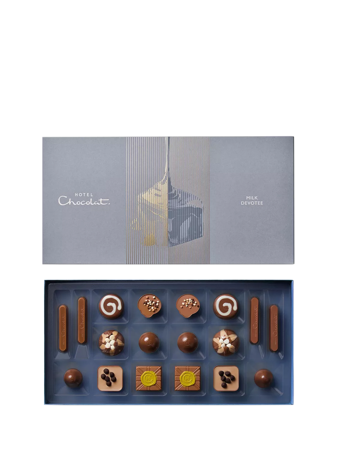 Hotel Chocolat milk chocolate assortment box 200g, imported from the UK