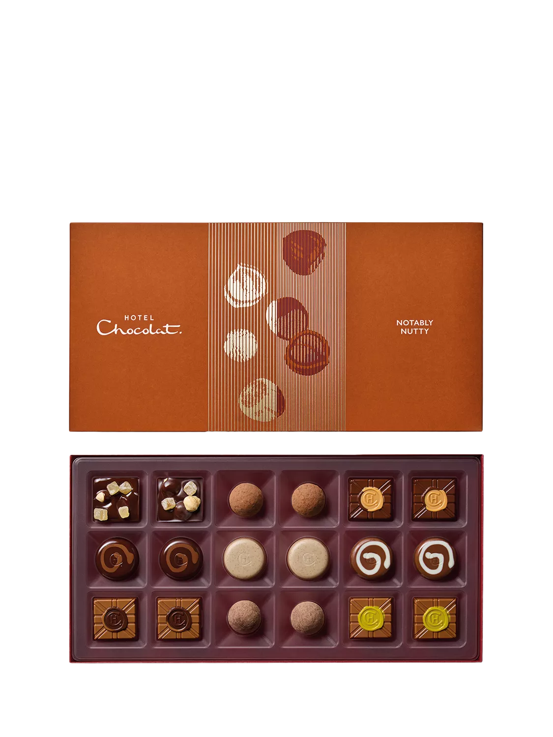 Hotel Chocolat Notably Nutty chocolate box 205g (British brand)
