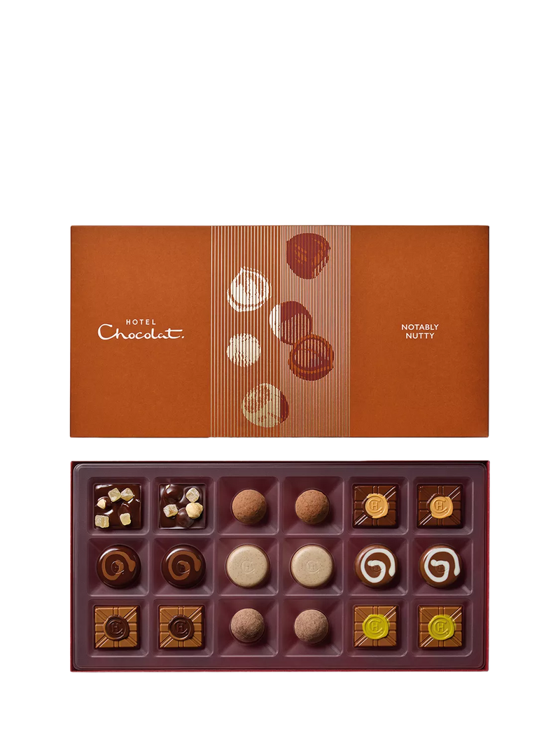 Hotel Chocolat Notably Nutty chocolate box 205g (British brand)