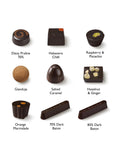 Hotel Chocolat Serious Dark Fix 18-piece dark chocolate box 195g, UK version