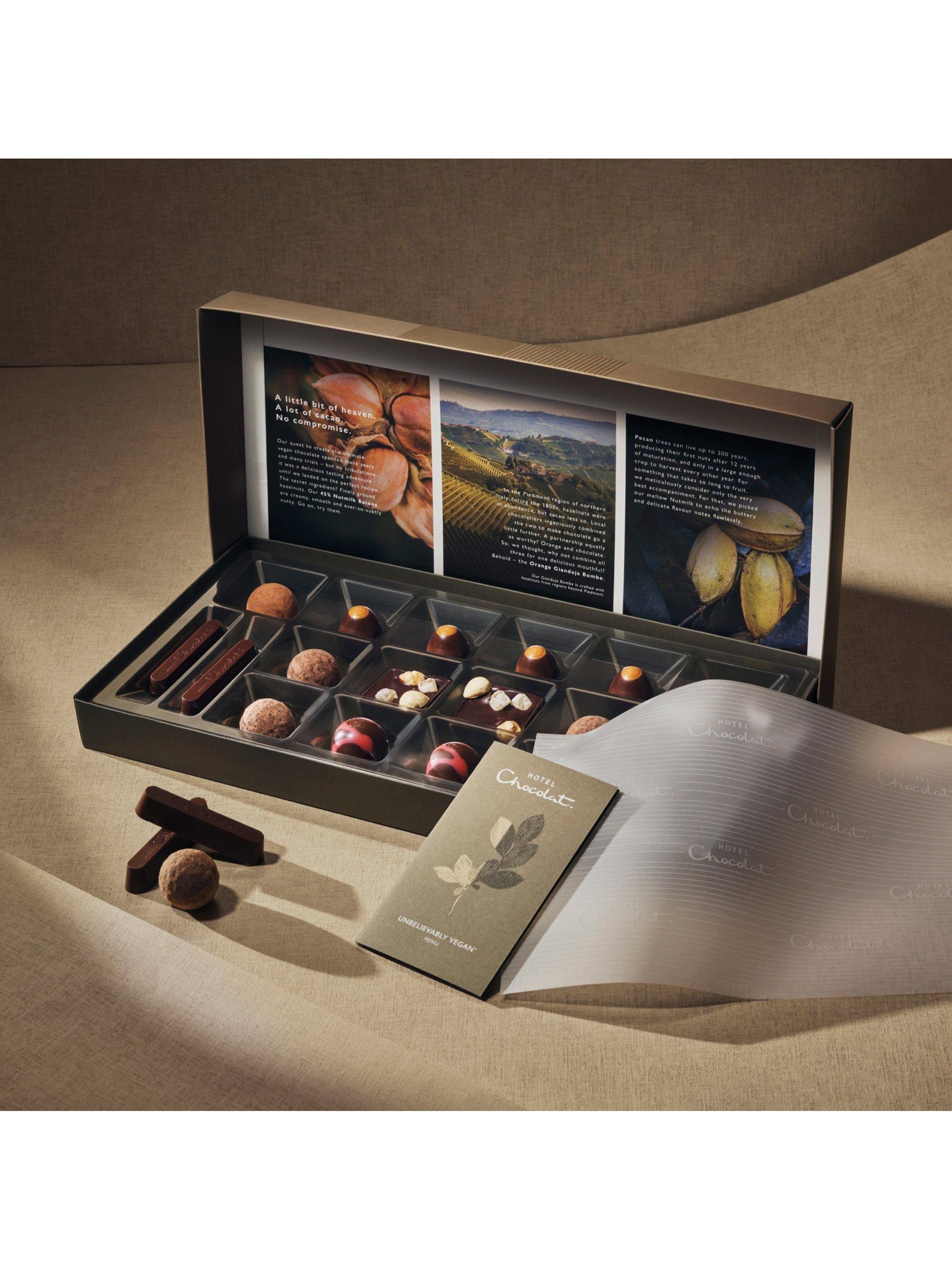 Hotel Chocolat vegan chocolate box 18 pieces 175g - British product