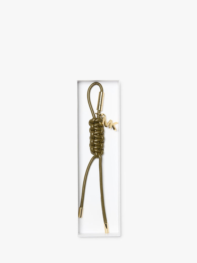 Michael Kors bag charm gold-tone braided cord - British product