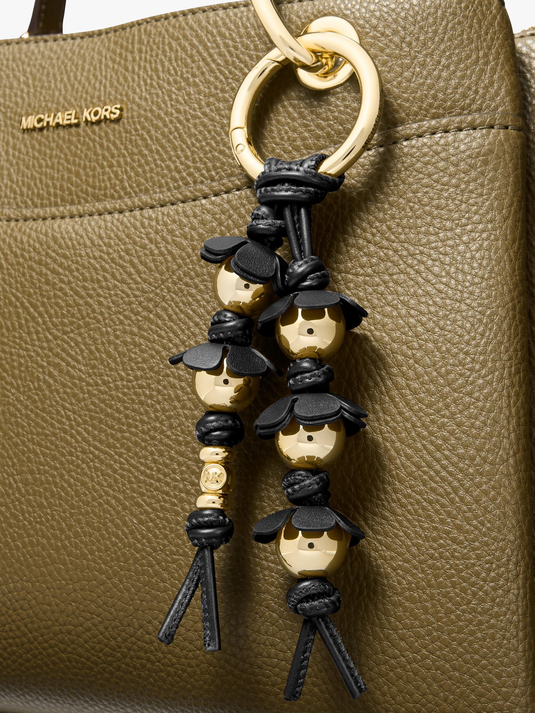 Michael Kors flower bag charm 17.8cm height (British brand)