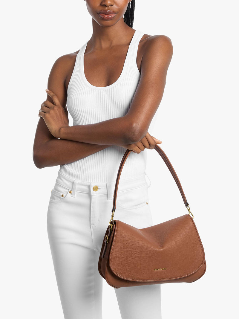 Michael Kors medium pebbled leather messenger bag - British product