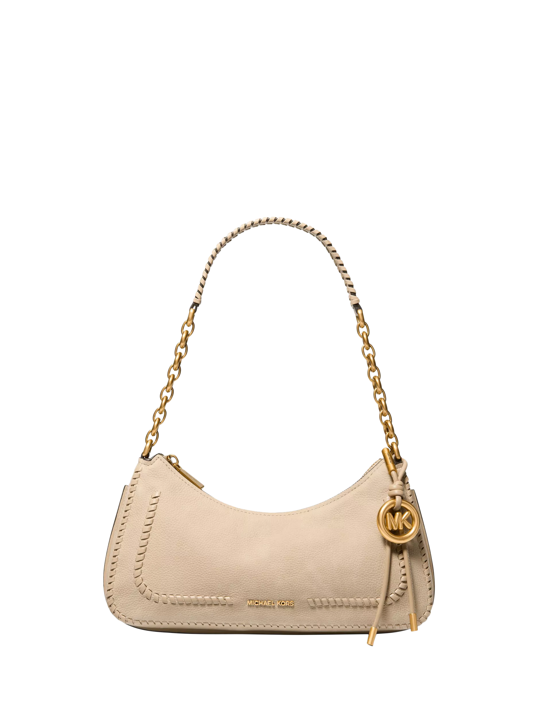 Michael Kors Nolita leather pouchette shoulder bag, imported from the UK