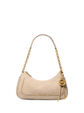Michael Kors Nolita leather pouchette shoulder bag, imported from the UK