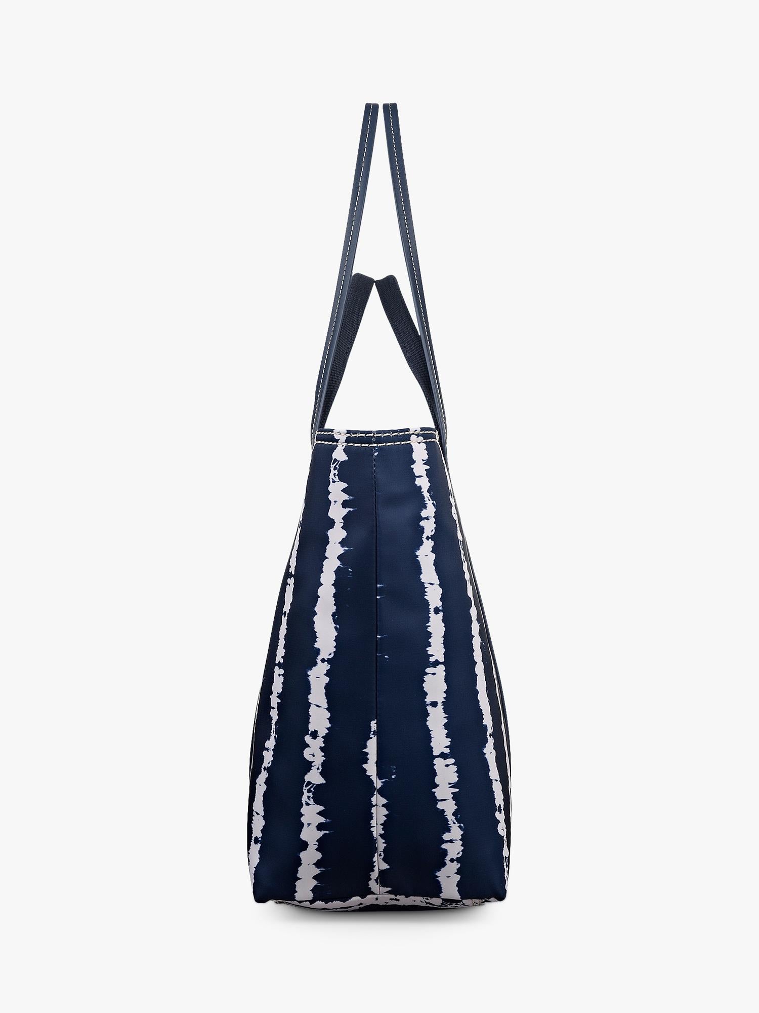 Radley Halley Row stripe tote bag in Naval, UK version