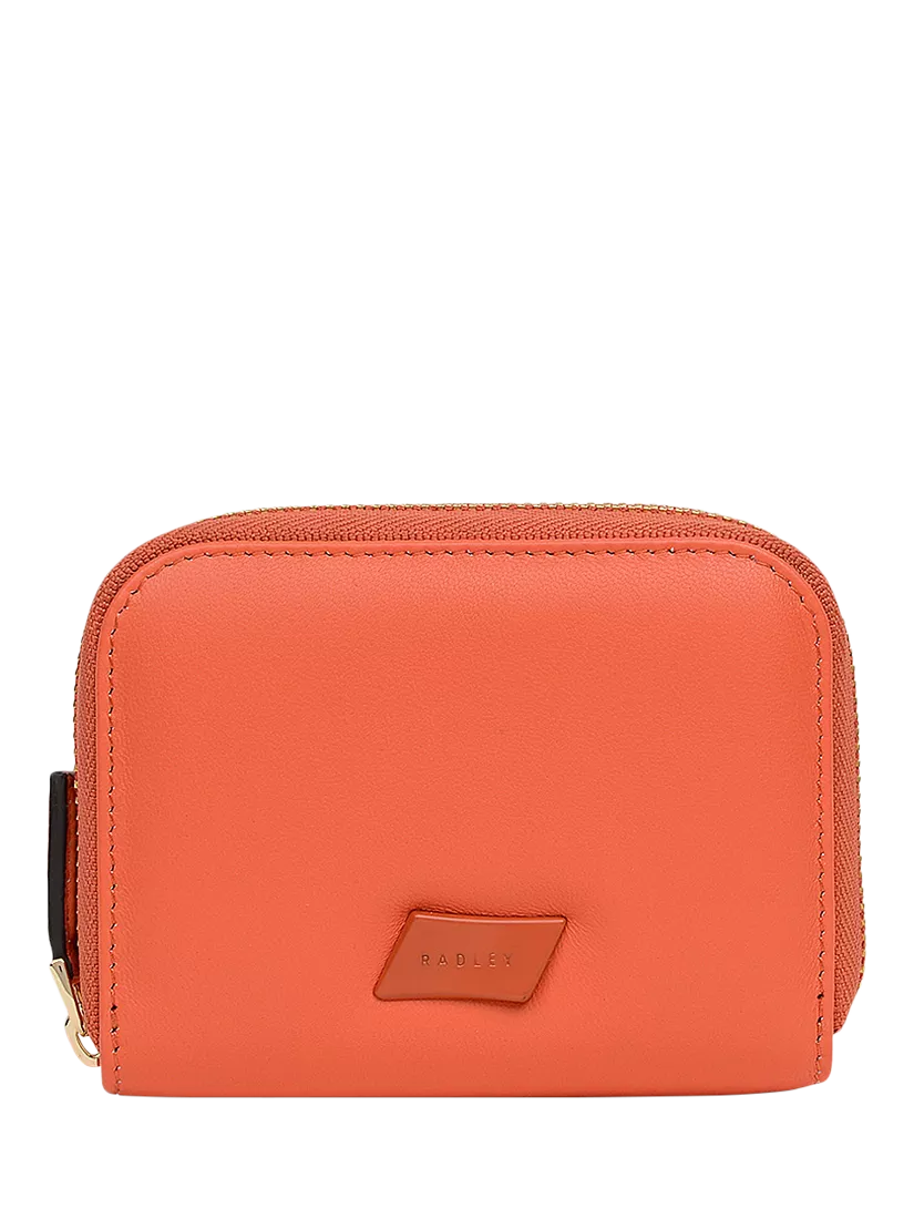 Radley The Belsize Quilted Leather Zipped Purse, Lobster