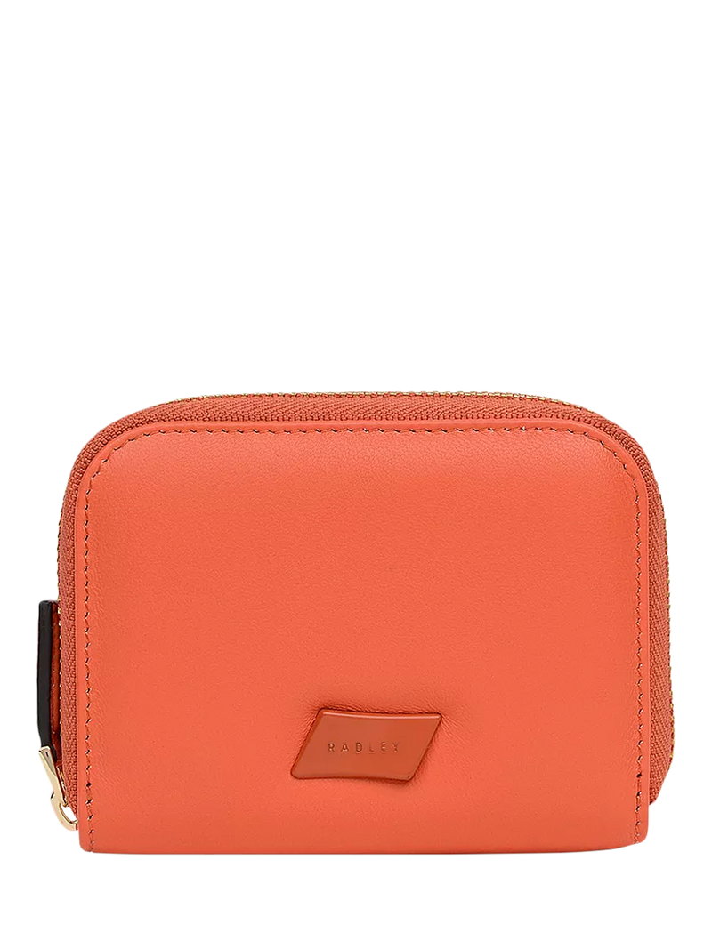 Radley The Belsize Quilted Leather Zipped Purse, Lobster
