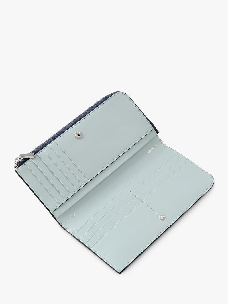Radley leather purse Naval with octopus cut-out, UK version