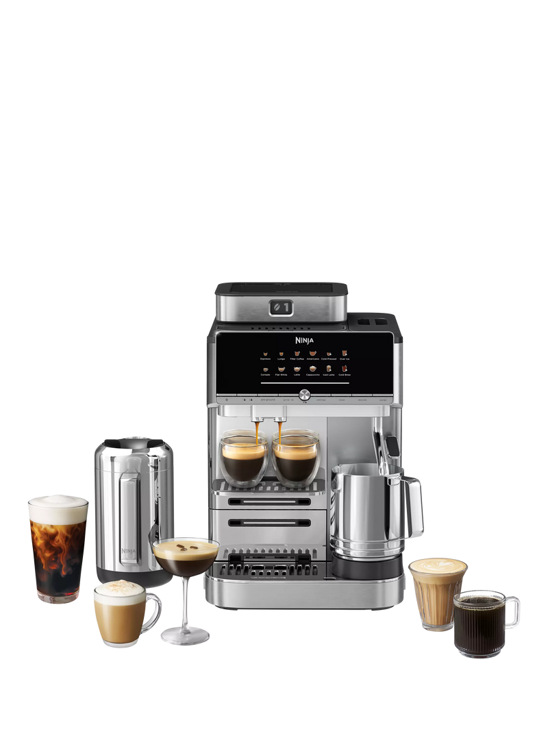 Ninja AutoBarista Pro automatic coffee machine stainless steel (British brand)