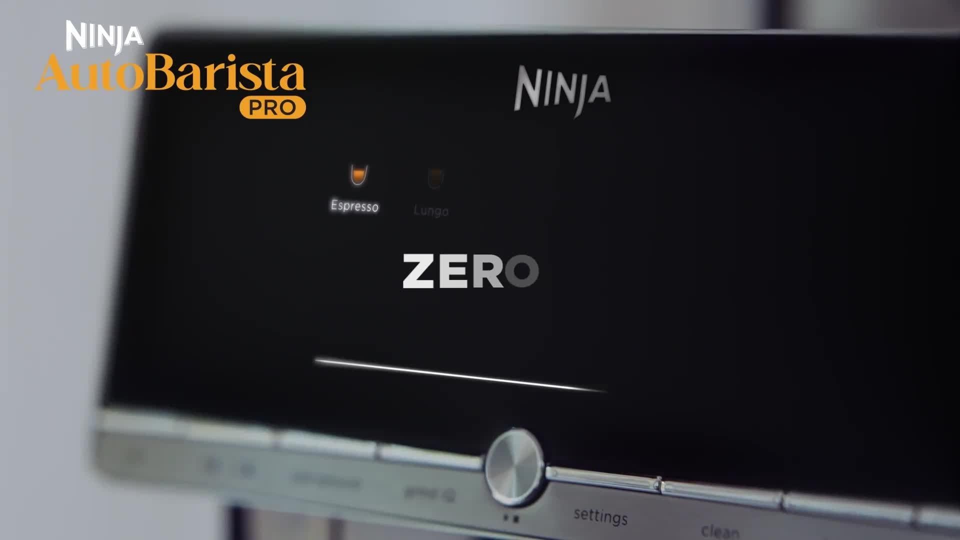 Ninja AutoBarista Pro automatic coffee machine stainless steel (British brand)