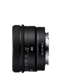 Sony FE 40mm f/2.5 compact wide angle lens, black (British brand)