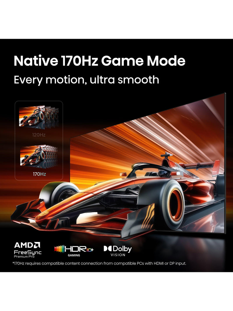 Hisense 65 inch RGB MiniLED TV, imported from the UK
