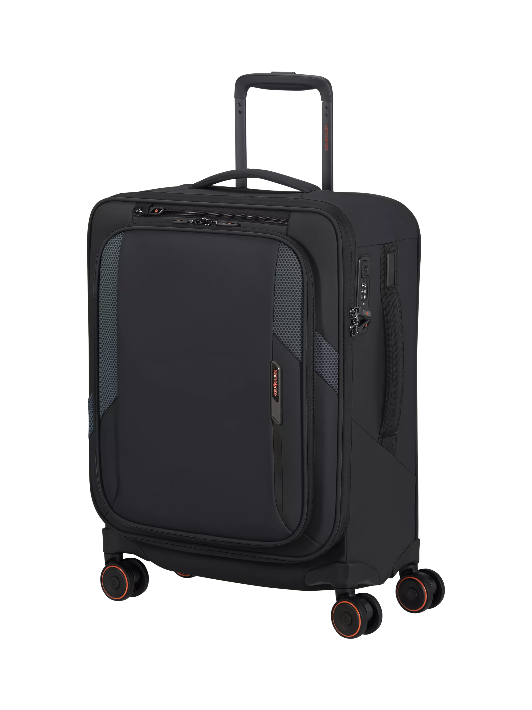 Samsonite Glazed 55cm Expandable 8-Wheel Suitcase, 44/49L