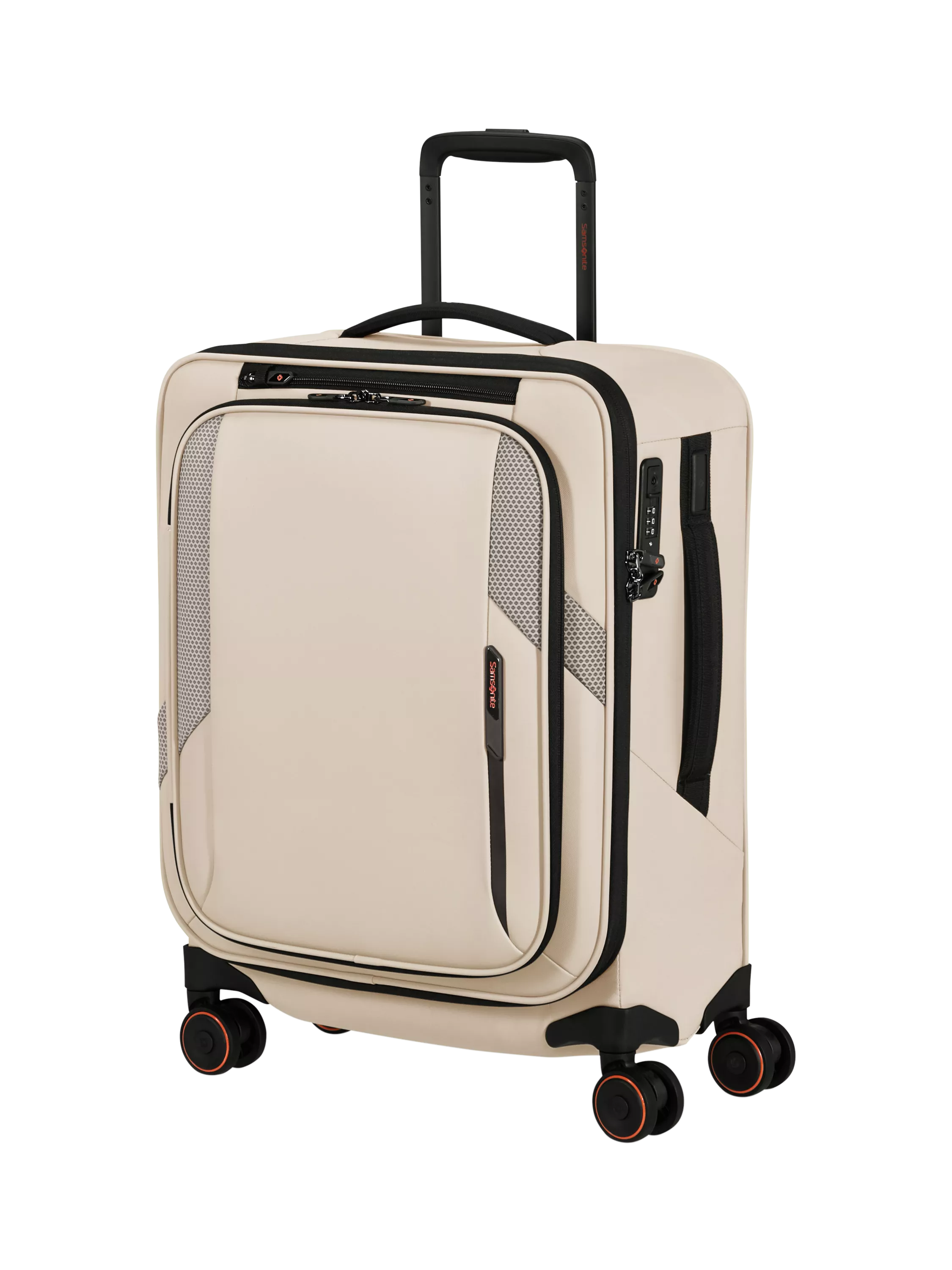 Samsonite Glazed 55cm Expandable 8-Wheel Suitcase, 44/49L