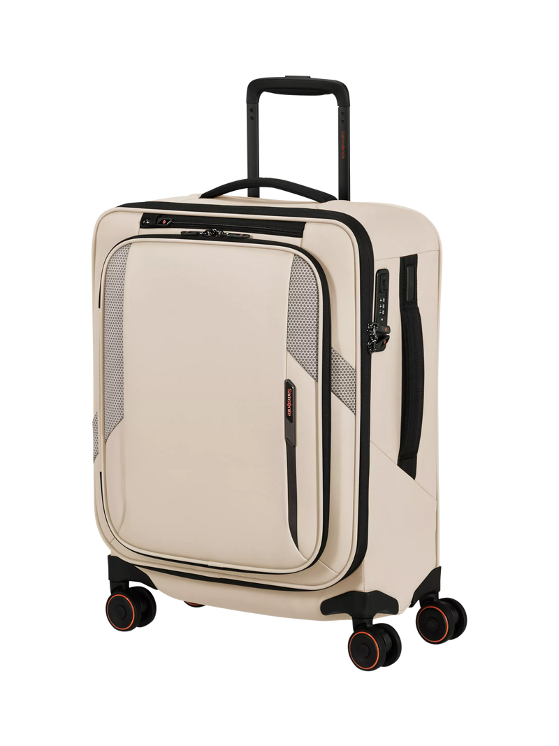 Samsonite Glazed 55cm Expandable 8-Wheel Suitcase, 44/49L
