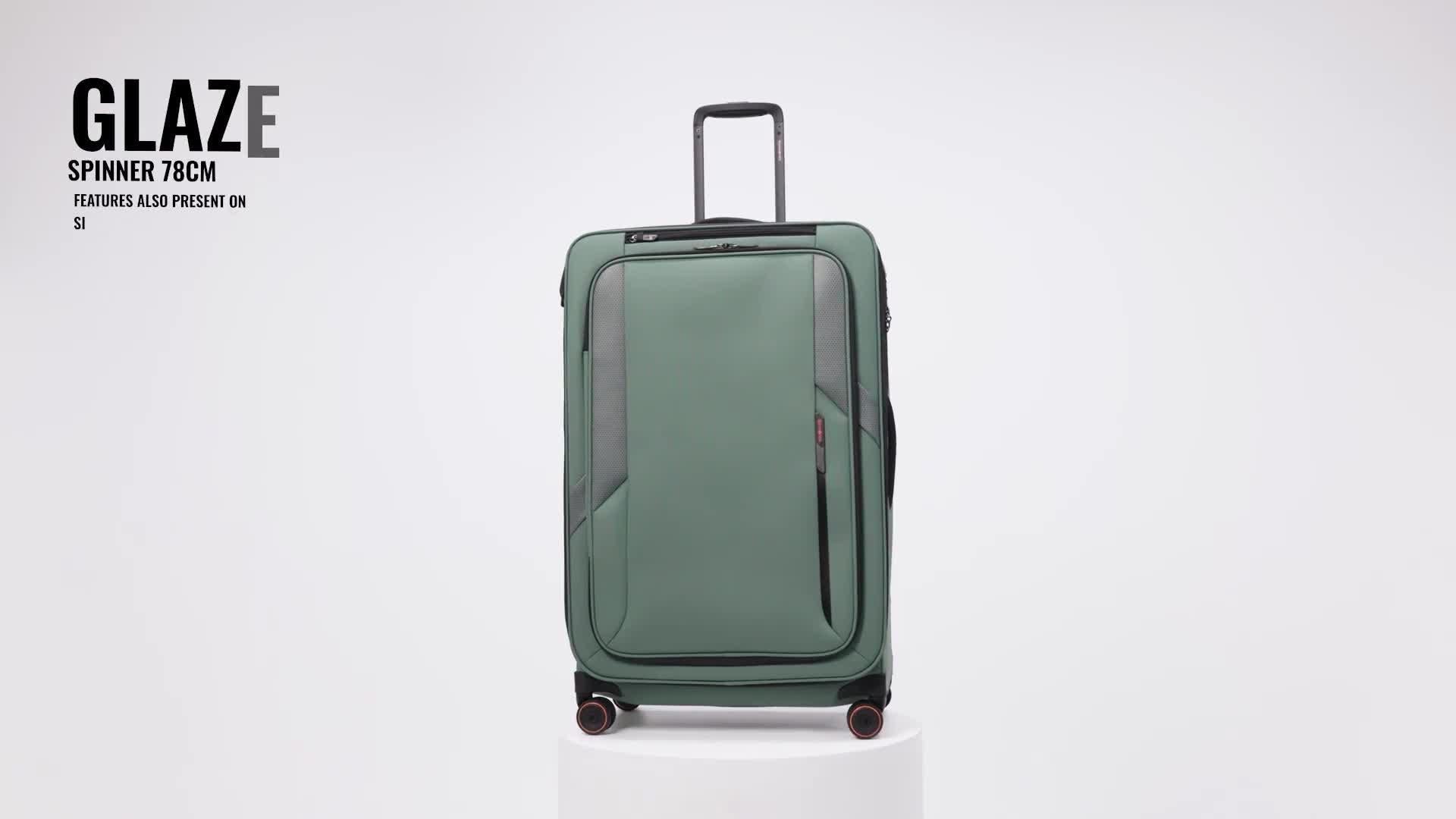 Samsonite Glazed expandable suitcase 67cm 83/94L (British brand)