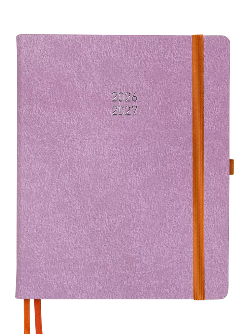 BLOX Academic Desk Diary Purple Large, UK version