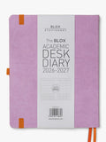 BLOX Academic Desk Diary Purple Large, UK version