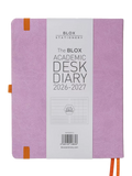 BLOX Academic Desk Diary Purple Large, UK version