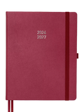 BLOX Academic Desk Diary Raspberry Large, UK version