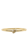 Kate Spade New York sailors knot bangle clear gold (British brand)