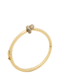 Kate Spade New York sailors knot bangle clear gold (British brand)