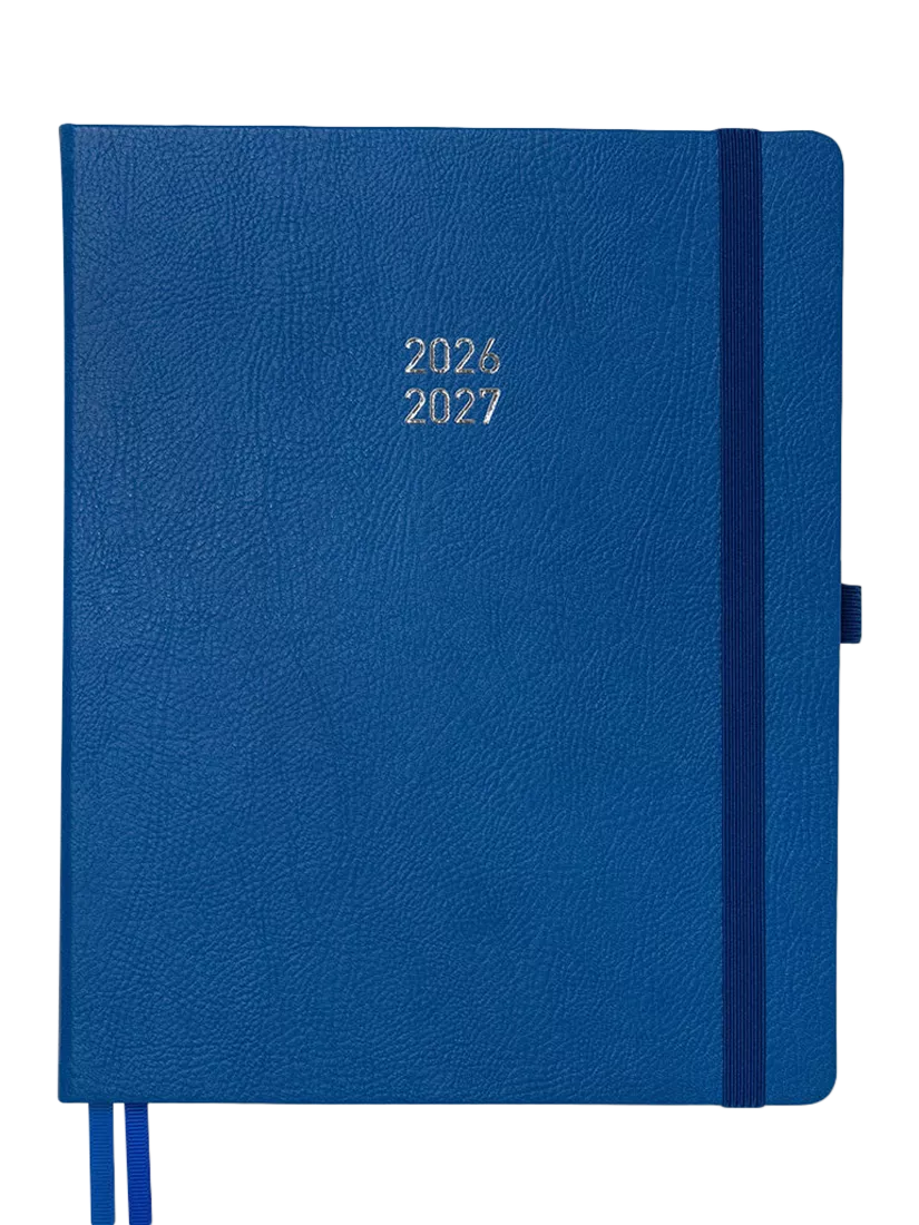 MUM's Office family diary blue 2026-27 (British brand)