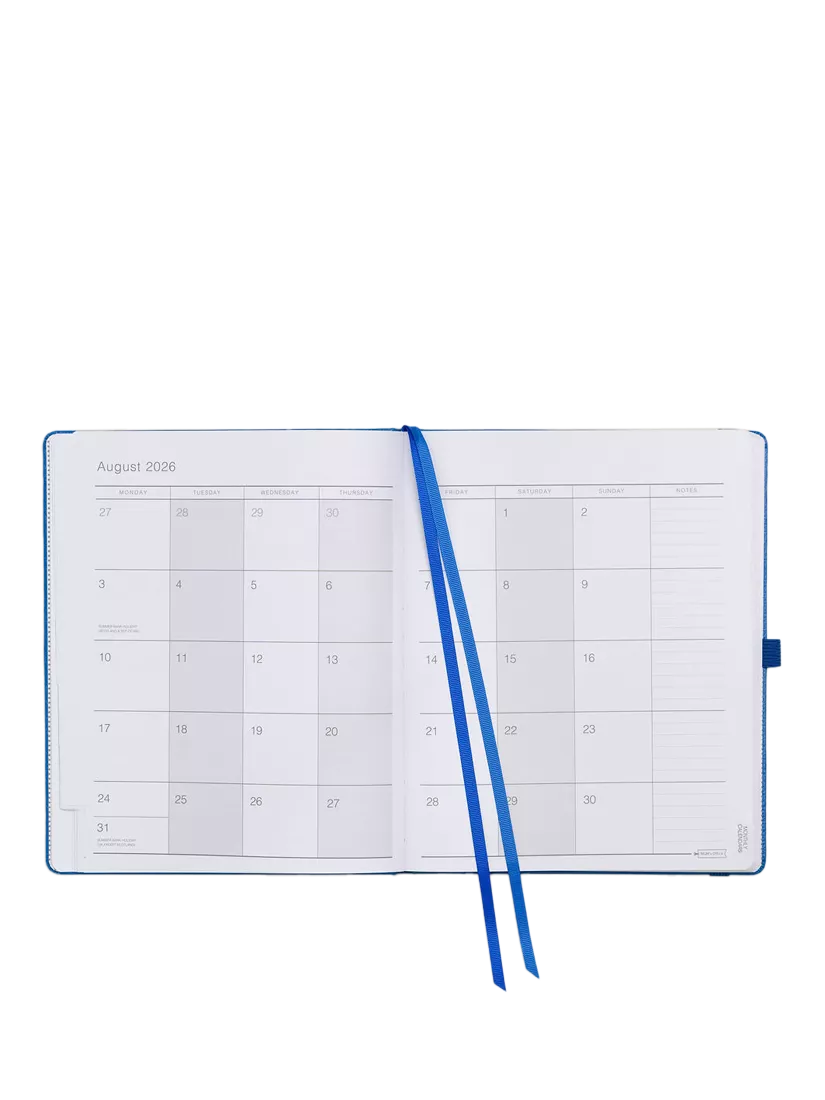 MUM's Office family diary blue 2026-27 (British brand)