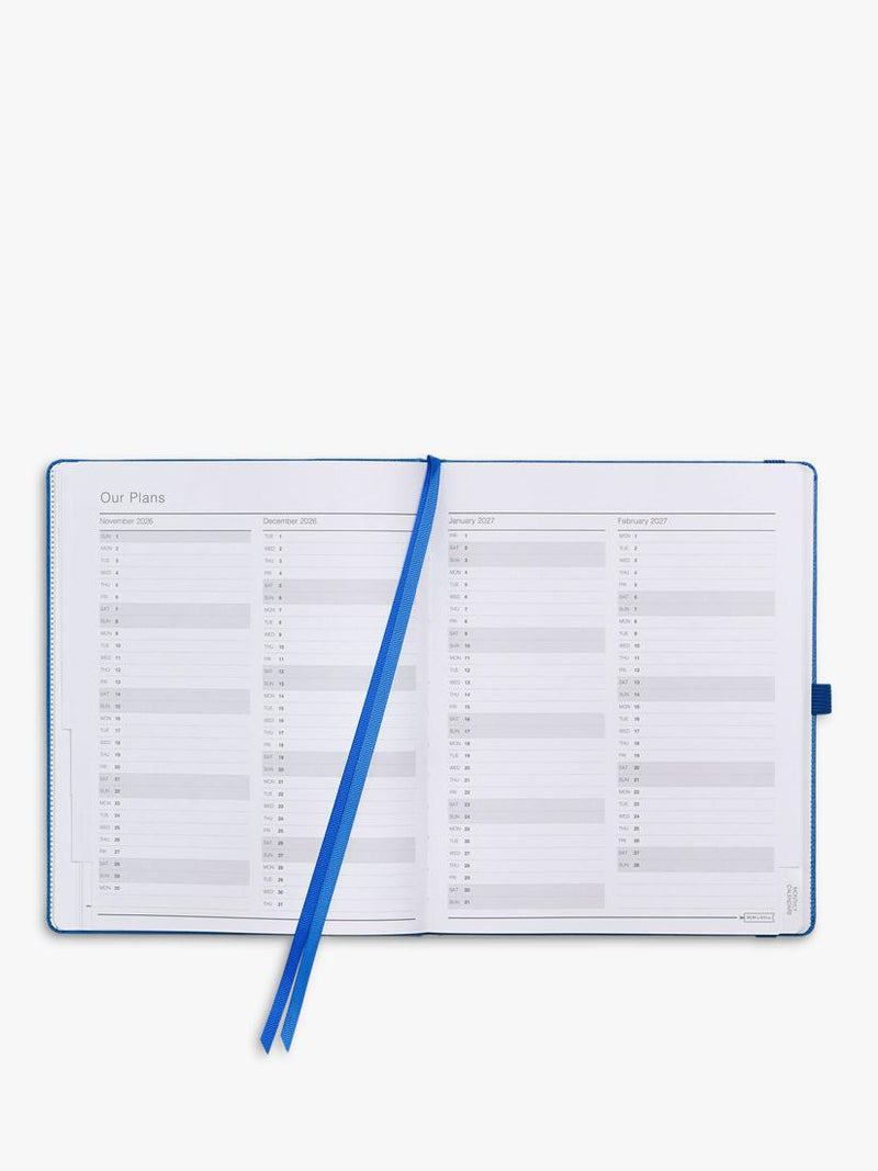 MUM's Office family diary blue 2026-27 (British brand)