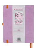 MUM's Office Big Family Academic Diary large purple - British product