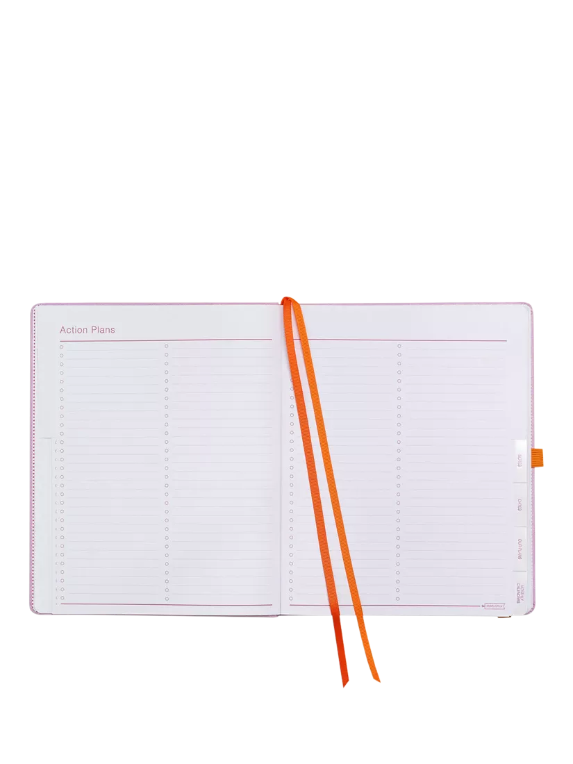 MUM's Office Big Family Academic Diary large purple - British product