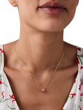 kate spade new york red strawberry pendant necklace, imported from the UK
