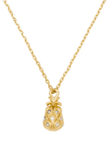 kate spade new york pineapple pendant clear gold, imported from the UK