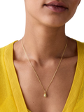 kate spade new york pineapple pendant clear gold, imported from the UK
