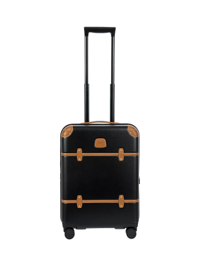 John Lewis Bric's Bellagio 55cm Expandable 4-Wheel Cabin Suitcase, 45L, Black- Buy online at McGrocer